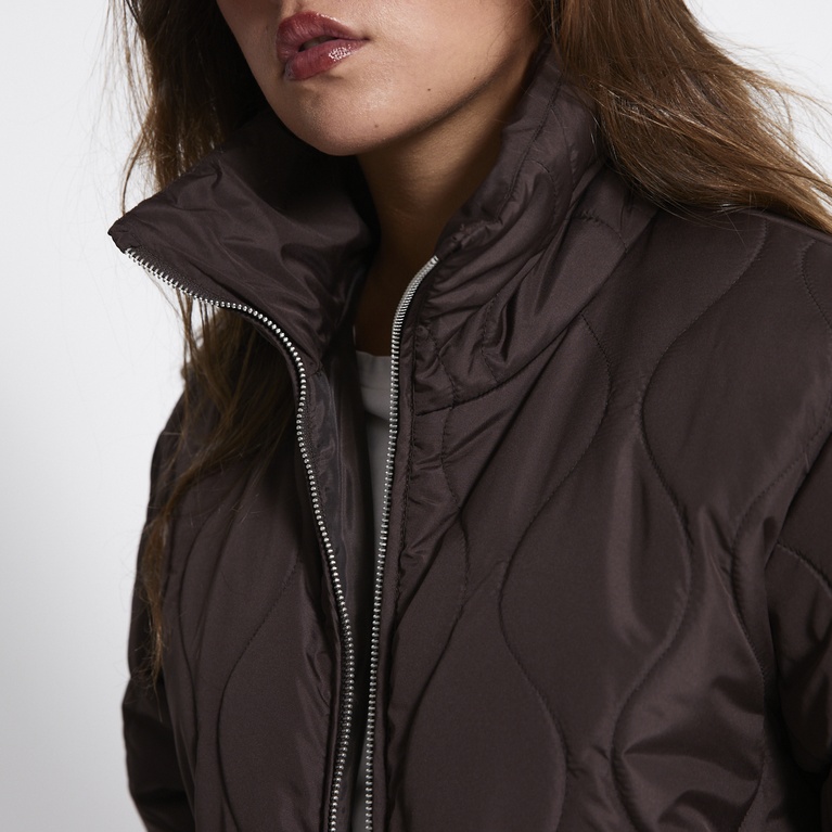 Quilted jacket "Diana" Brown